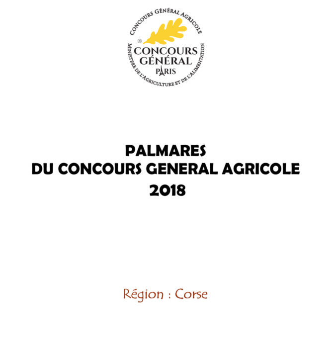 Encore une pluie de médailles pour les vins et les huiles d'Olive de Corse Encore une pluie de médailles pour les vins et les huiles d'Olive de Corse
