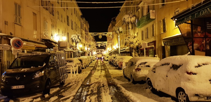 Ajaccio sous la neige Ajaccio sous la neige