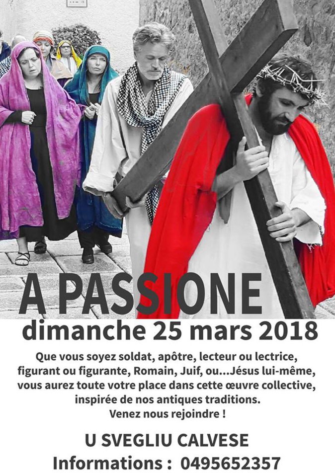 "A passione di u nostru Signore" le 25 mars à Calvi "A passione di u nostru Signore" le 25 mars à Calvi