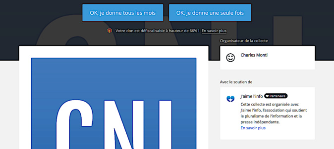 10 euros pour un an  d'infos : Les chèques aussi…