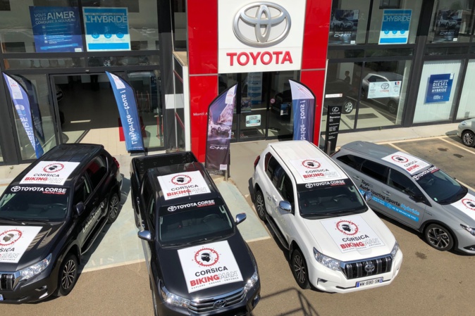 La caravane du BikingMan Corsica s'organise à la concession Toyota de Bastia-Furiani La caravane du BikingMan Corsica s'organise à la concession Toyota de Bastia-Furiani