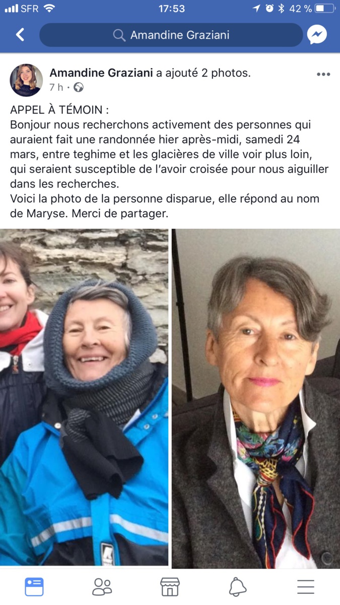 Bastia : Appel à témoins pour une personne disparue entre Teghime et les glacières de Ville-di-Pietrabugnu Bastia : Appel à témoins pour une personne disparue entre Teghime et les glacières de Ville-di-Pietrabugnu