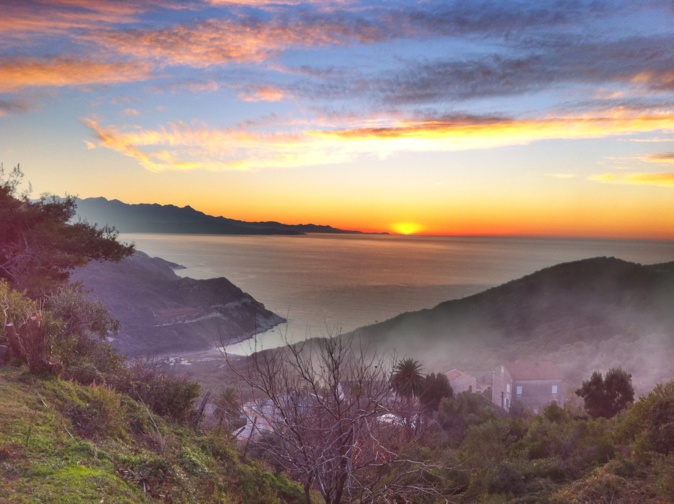 La photo du jour : Coucher de Soleil à Barrettali