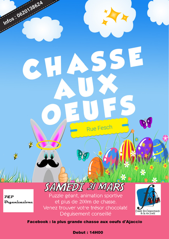 Pâques Ajaccio : La chasse aux œufs est ouverte Pâques Ajaccio : La chasse aux œufs est ouverte