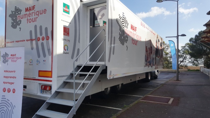 Bastia : Le « MAIF Numérique Tour » fait escale à Lupinu Bastia : Le « MAIF Numérique Tour » fait escale à Lupinu