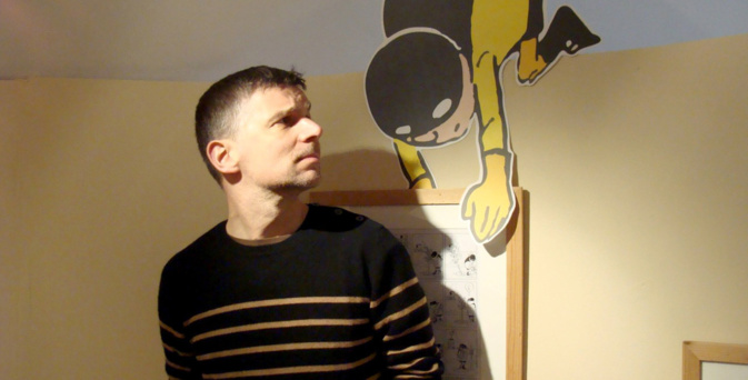 Pascal Jousselin et son super-héros Imbattable au centre culturel Pascal Jousselin et son super-héros Imbattable au centre culturel