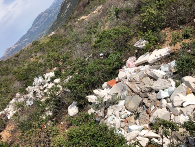 Balagne : Triste spectacle sur la randonnée di Capu di a veta