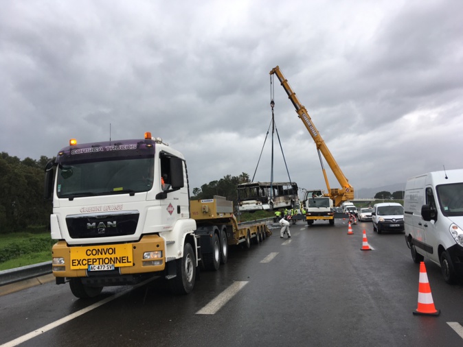 Lucciana : Un bus prend feu. Il n'y a pas de blessé. Une vidéo impressionnante Lucciana : Un bus prend feu. Il n'y a pas de blessé. Une vidéo impressionnante