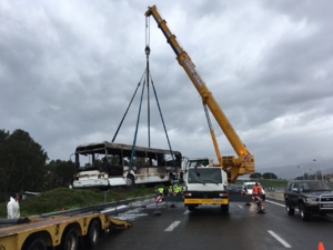 Lucciana : Un bus prend feu. Il n'y a pas de blessé. Une vidéo impressionnante Lucciana : Un bus prend feu. Il n'y a pas de blessé. Une vidéo impressionnante