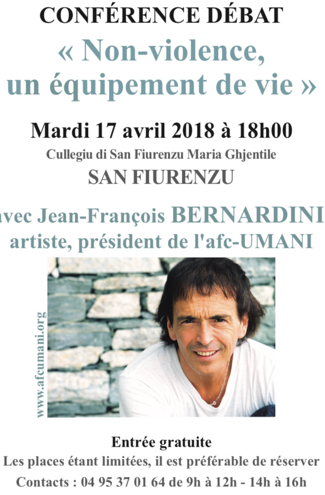 Afc-Umani : Conférence de Jean-François Bernardini à Saint-Florent