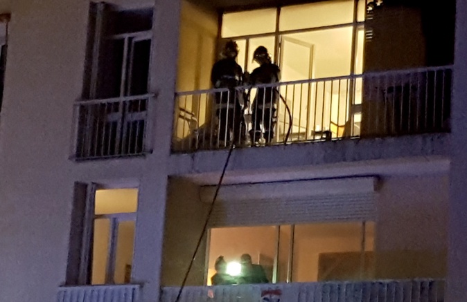 Ajaccio : Début de feu d'appartement Ajaccio : Début de feu d'appartement