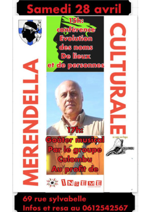 Marseille : Conférence de Jean Chiorboli à la Maison de la Corse Marseille : Conférence de Jean Chiorboli à la Maison de la Corse