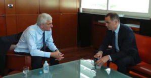 Hervé Morin et Gilles Simeoni. Hervé Morin et Gilles Simeoni.