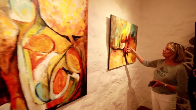  Ajaccio : Stéphanie Paoli et Marie-Paule Ascencio exposent à la galerie Corsic'Art Design