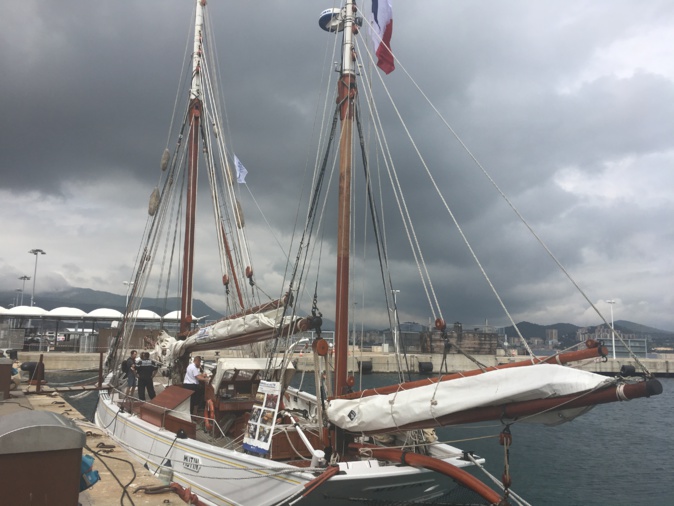 Le voilier-école le Mutin n’était plus venu en Méditerranée depuis la seconde guerre mondiale Le voilier-école le Mutin n’était plus venu en Méditerranée depuis la seconde guerre mondiale
