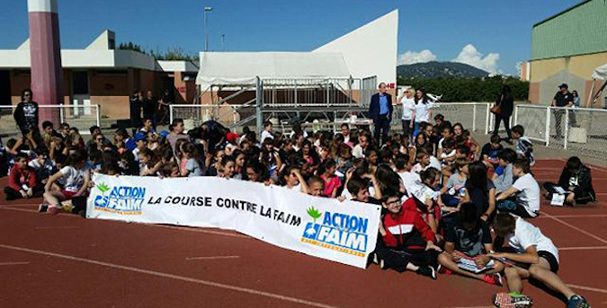 Ajaccio : 1 268 élèves de Corse-du-Sud  vont participer à a course contre  la faim 