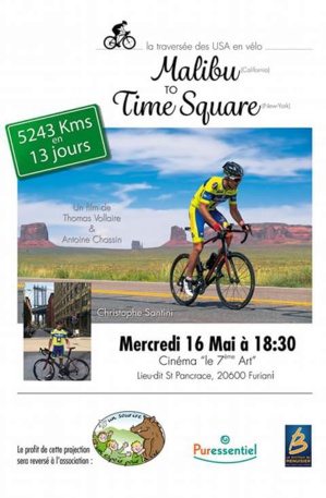 La traversée des Etats-Unis en vélo de Christophe Santini : Un film au profit d’une bonne cause La traversée des Etats-Unis en vélo de Christophe Santini : Un film au profit d’une bonne cause