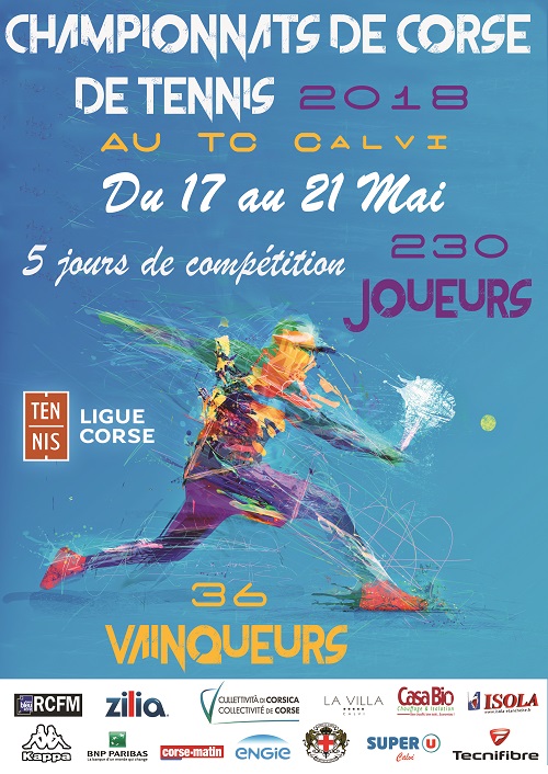 Ouverture demain à Calvi des championnats de Corse de tennis