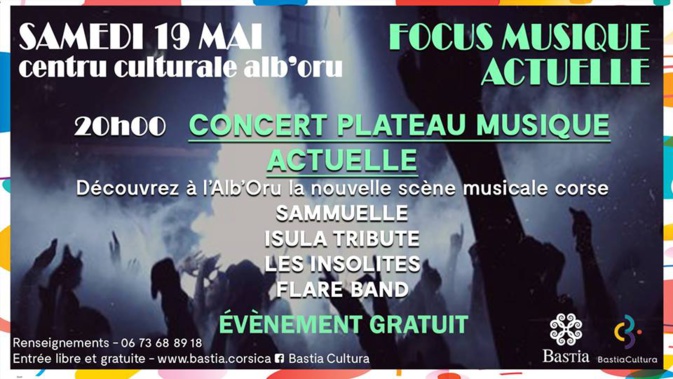 Bastia : Focus sur la musique actuelle à L’Alb’Oru Bastia : Focus sur la musique actuelle à L’Alb’Oru