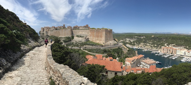La photo du jour : Sur les hauteurs de Bonifacio