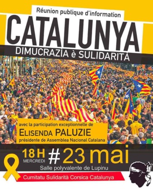 Corse-Catalogne : La présidente de l’ANC, Elisenda Paluzie, à Bastia pour défendre la cause catalane