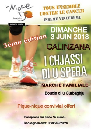 I chjassi di u spera avec la Marie-Do le 3 juin à Calinzana I chjassi di u spera avec la Marie-Do le 3 juin à Calinzana