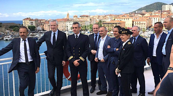 A bord du "Vizzavona" : « Je crois dans la Corse et dans les entrepreneurs corses » A bord du "Vizzavona" : « Je crois dans la Corse et dans les entrepreneurs corses »