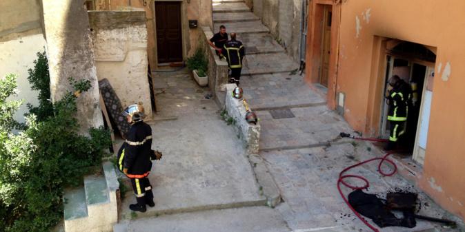 Bastia : Nouvel incendie dans le centre ancien Bastia : Nouvel incendie dans le centre ancien