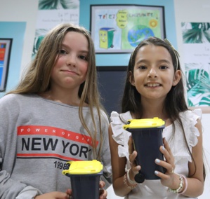 Fiorella Mancini et Rose Bréchet de l'école Saint-Paul (Photo MJT) Fiorella Mancini et Rose Bréchet de l'école Saint-Paul (Photo MJT)