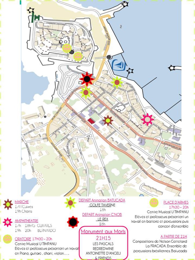 La Station touristique de Calvi va vivre le 21 juin aux rythmes de la Fête de la Musique La Station touristique de Calvi va vivre le 21 juin aux rythmes de la Fête de la Musique