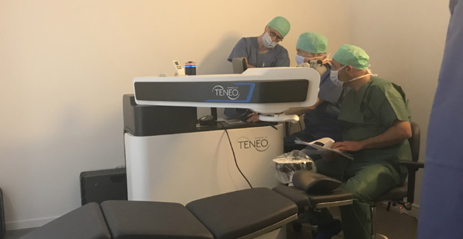 Le nouveau laser TENEO II 317 au Centre Vision Futura à Bastia. Le nouveau laser TENEO II 317 au Centre Vision Futura à Bastia.