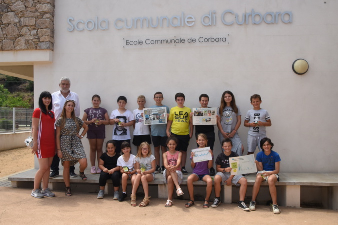 Label Ecoscola pour l’école de Curbara