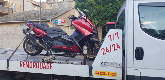 Miomu : Le scooter roulait à 124 km/heure en agglomération Miomu : Le scooter roulait à 124 km/heure en agglomération