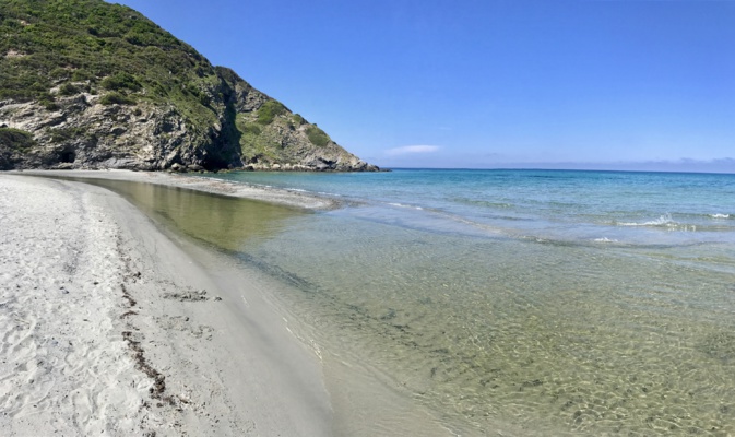 La photo du jour : Sur la plage de l'Ostriconi avant la cohue estivale