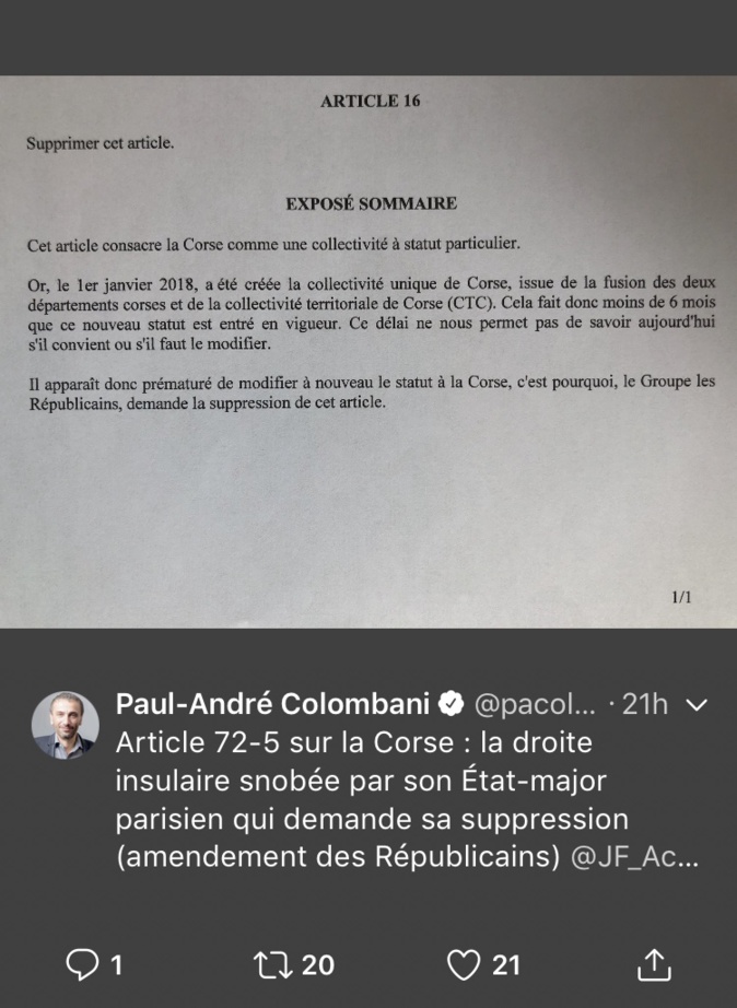 Jean-Martin Mondoloni : « Je ne me sens, ni de près, ni de loin, solidaire du groupe LR à l’Assemblée Nationale » Jean-Martin Mondoloni : « Je ne me sens, ni de près, ni de loin, solidaire du groupe LR à l’Assemblée Nationale »