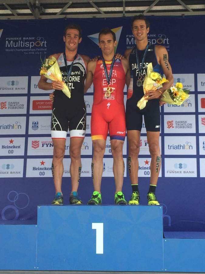 Brice Daubord médaille de bronze aux championnats du monde de cross triathlon au Danemark Brice Daubord médaille de bronze aux championnats du monde de cross triathlon au Danemark
