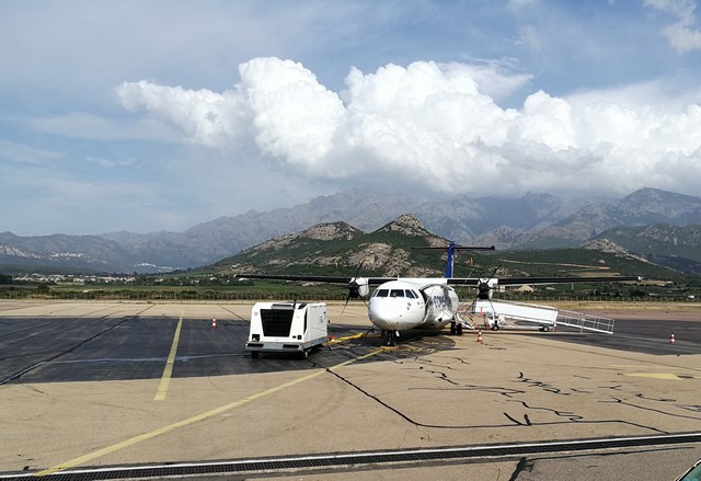 Un avion d'Air Corsica bloqué à Calvi en raison d'une tempête à Nice !