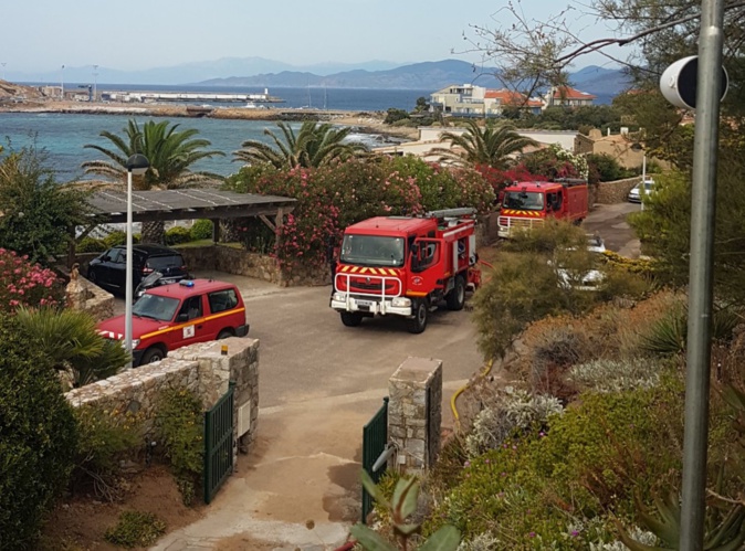 Pas de victime dans l'incendie de L'ile Rousse Pas de victime dans l'incendie de L'ile Rousse