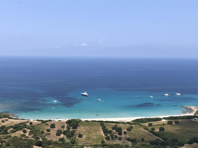 La photo du jour : La plage de Ghjunchitu de Corbara