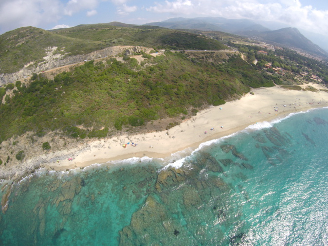 La photo du jour : La plage de L'Osari vue du ciel La photo du jour : La plage de L'Osari vue du ciel