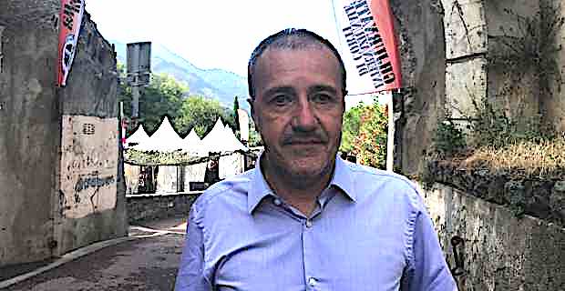 Jean-Guy Talamoni, président de l’Assemblée de Corse, aux Ghjurnate Internaziunale de Corti.