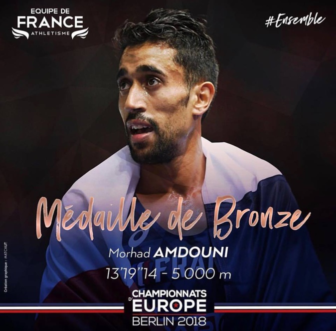 Le Bronze pour Morhad Amdouni Le Bronze pour Morhad Amdouni