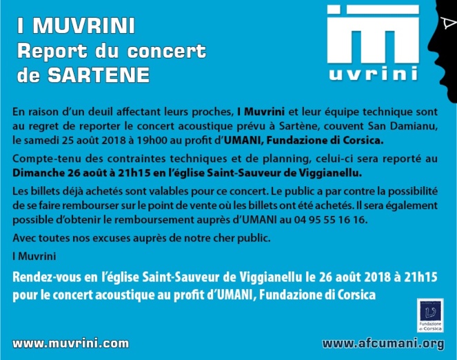 I Muvrini: Report du concert de Sartene 