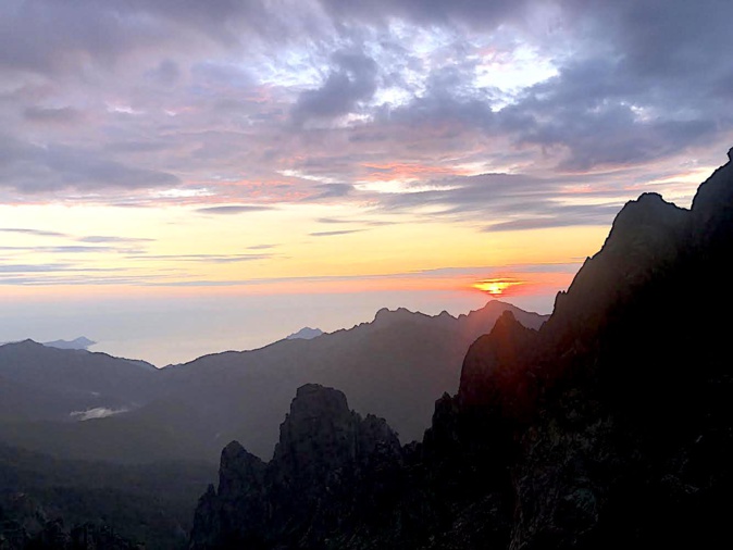 La photo du jour : Coucher de soleil depuis à Bocca di Guagnarola 