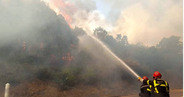 Incendies : 6 000 m2 détruits à Ghisonaccia et mise à feu à Oletta