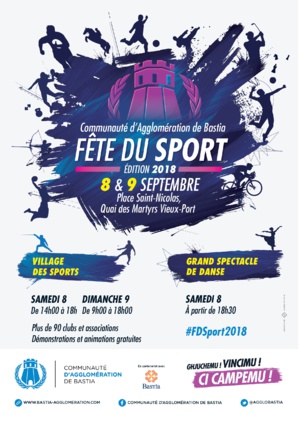 Bastia : Rendez-vous ce week-end pour la « Fête du sport »