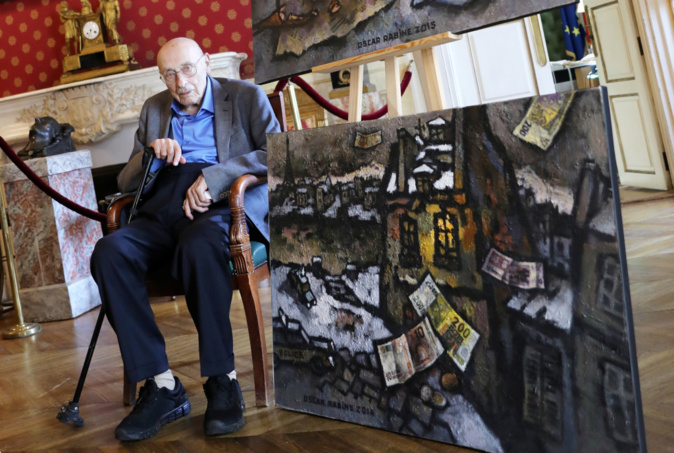 Oscar Rabine, le célèbre artiste Russe reçu par la ville d’Ajaccio Oscar Rabine, le célèbre artiste Russe reçu par la ville d’Ajaccio