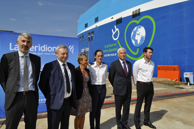 La Méridionale a testé sa connexion électrique à quai La Méridionale a testé sa connexion électrique à quai