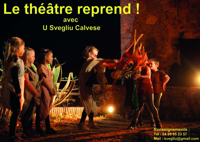 Les cours de théâtre reprennent au Svegliu Calvese Les cours de théâtre reprennent au Svegliu Calvese