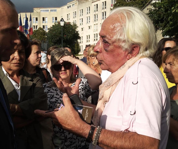 Jean-François Giacomini, 70 ans, porte toujours les traces de son agression. (Photo et vidéo Jean Christophe Cantera)